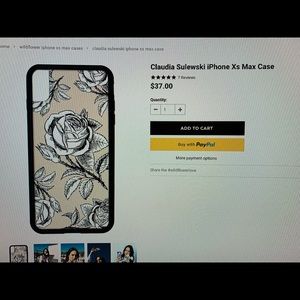 Wildflower iPhone XS Max Case (BRAND NEW)